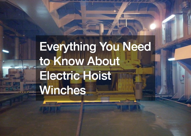 Everything You Need to Know About Electric Hoist Winches